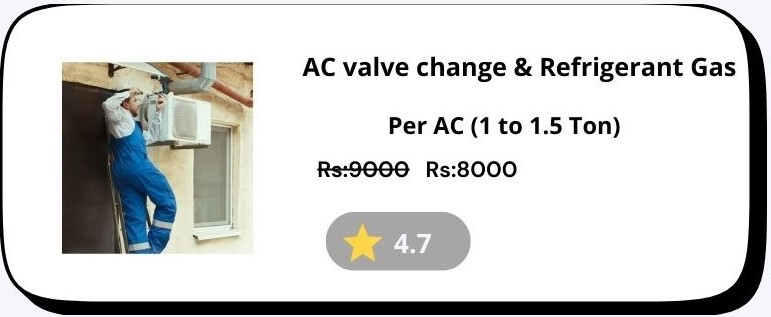 AC Valve Change & Refrigerant Gas Services