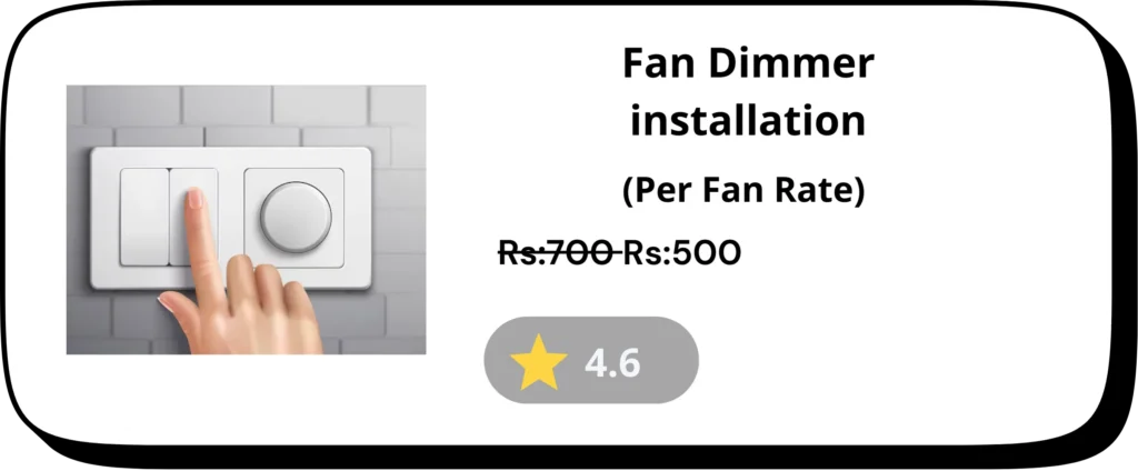 Fan Dimmer Installation