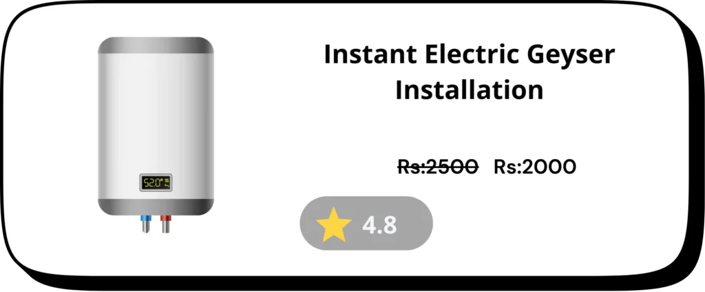 Instant Electric Geyser Installation