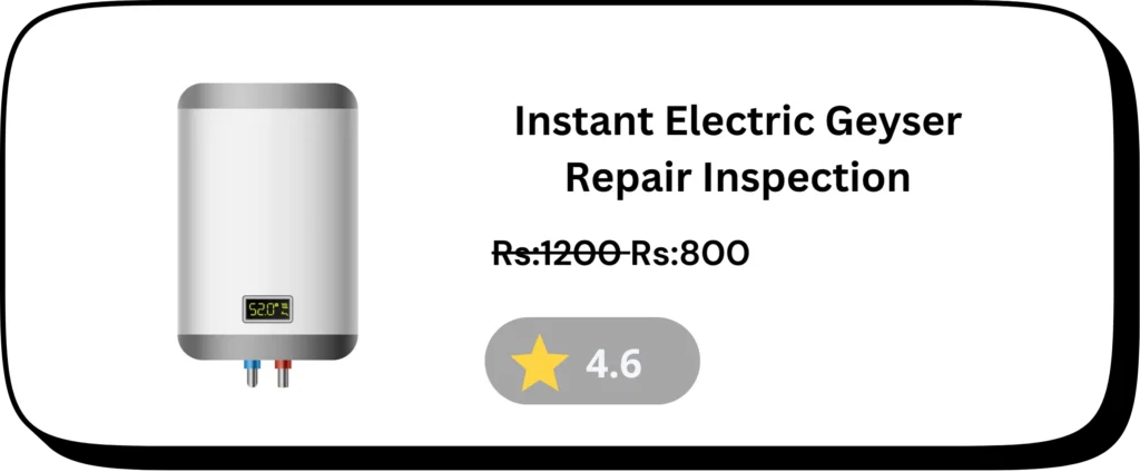 Instant Electric Geyser Repair Inspection