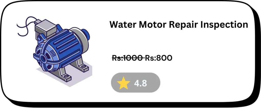 water motor repair inspection